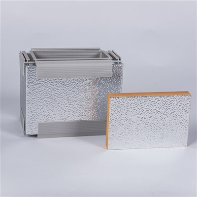 Goedkoop voorgeïsoleerd kanaalplaat aluminiumfolie fenolschuimpaneel te koop